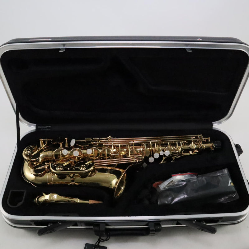 Antigua Winds Model AS3108LQ Intermediate Alto Saxophone in Classic Lacquer  BRAND NEW