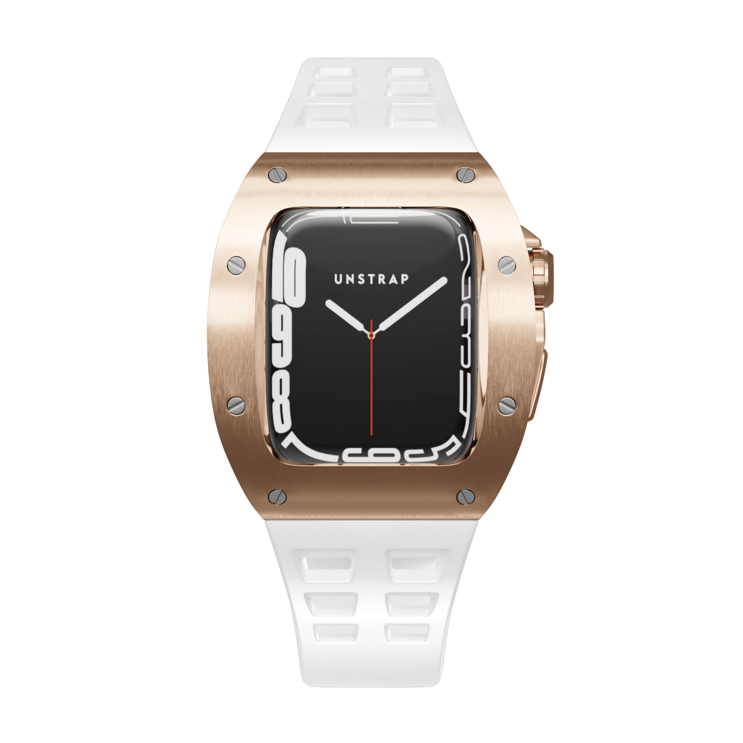 Apple Watch Case Rose Gold White MC - Rubber - UNSTRAP product image