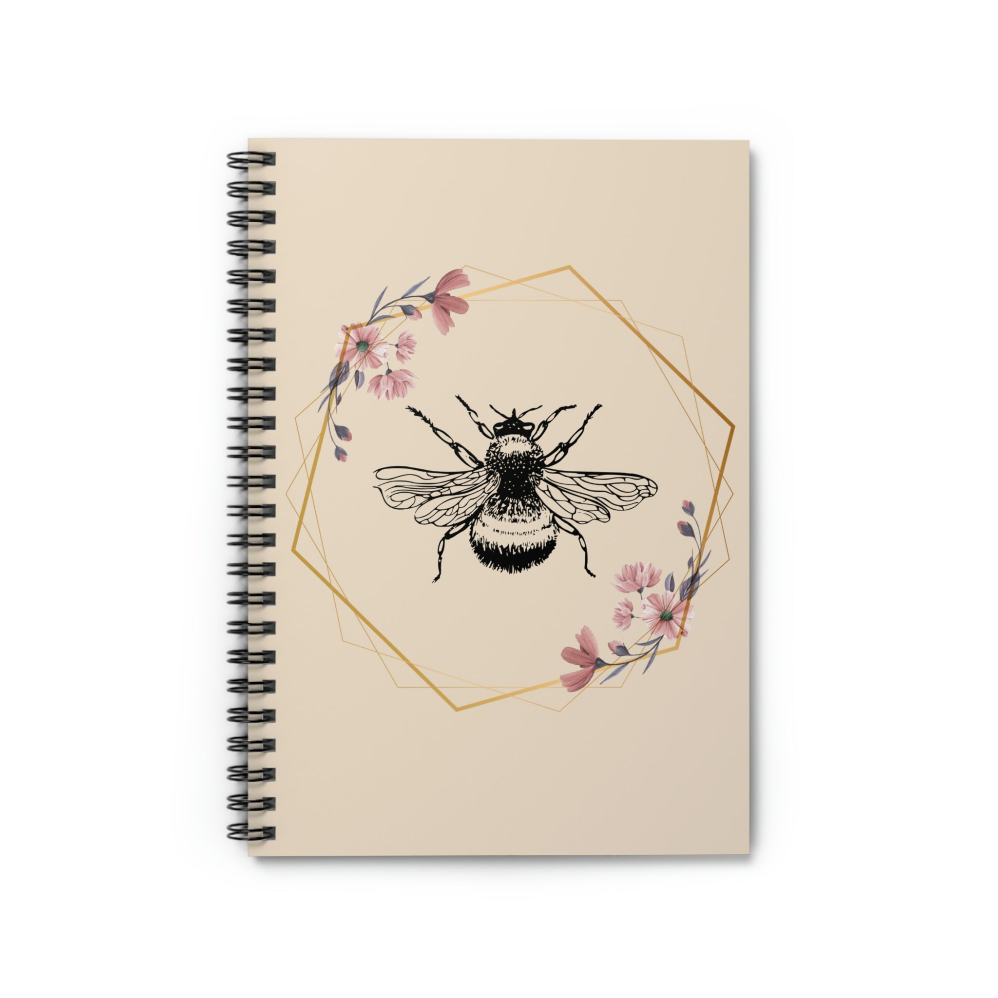 Bee Spiral Notebook - Ruled Line