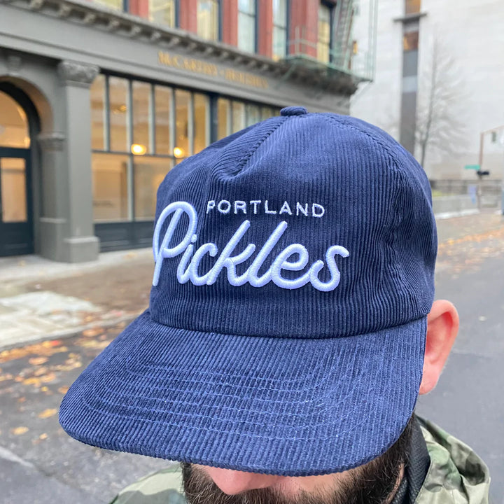 Official League Portland Pickles Badge Trucker Navy/White