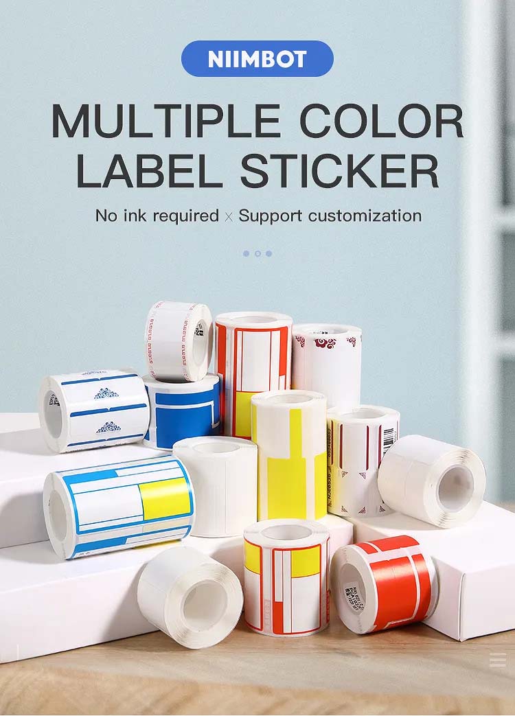 B21 Label Printer and Color Paper Set — NIIMBOT