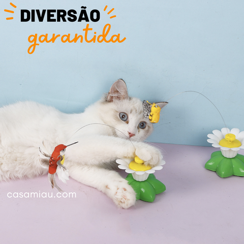 Brinquedo Interativo De Gato Girassol, Brinquedos Para Gatos De