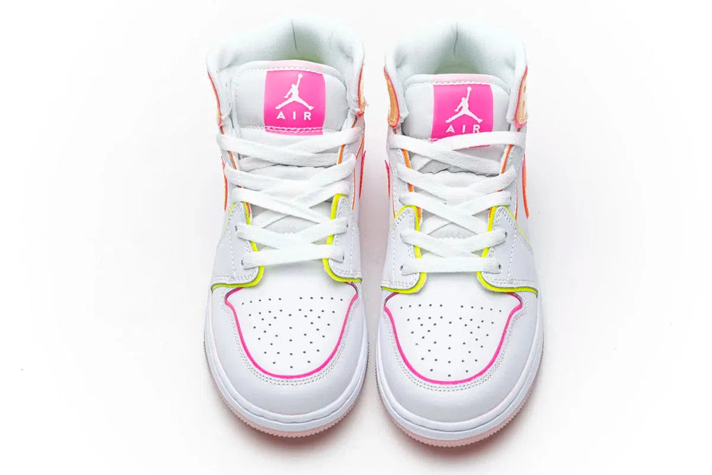 air jordan mid gs edge glow