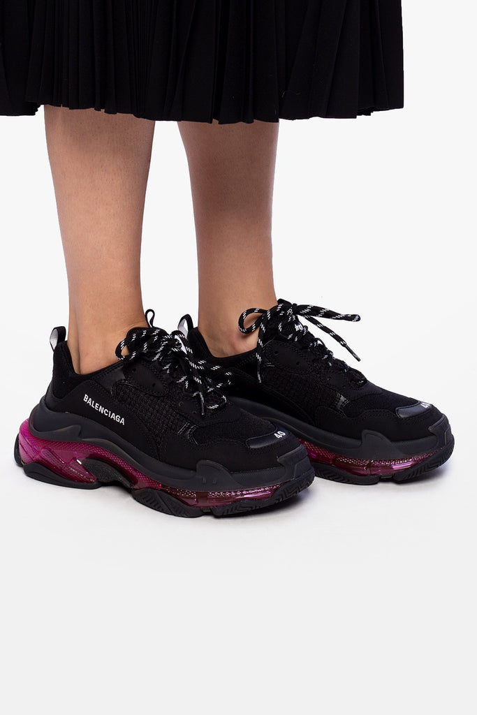 Buy Balenciaga Triple S Clear Sole Sneakers  Pink At 34 Off  Editorialist