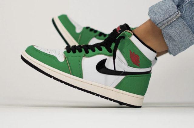 jordan 1 high og lucky green