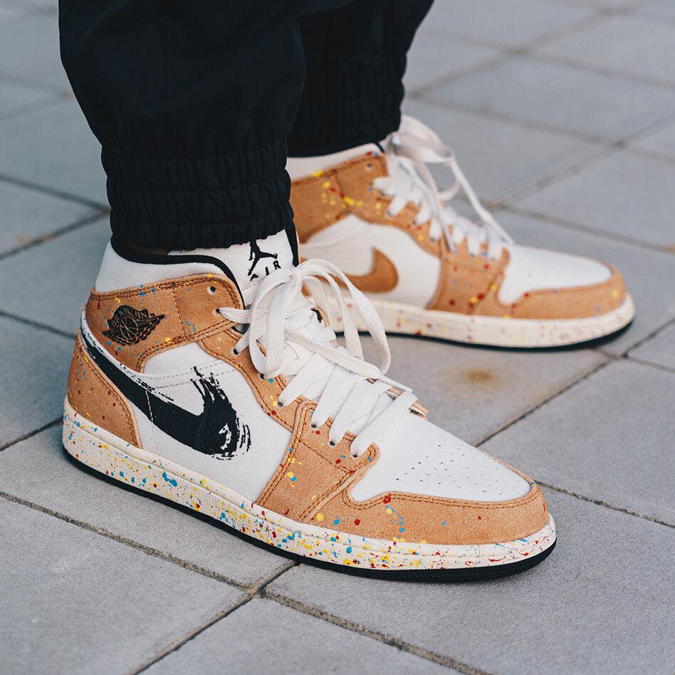 air jordan 1 mid se brush stroke