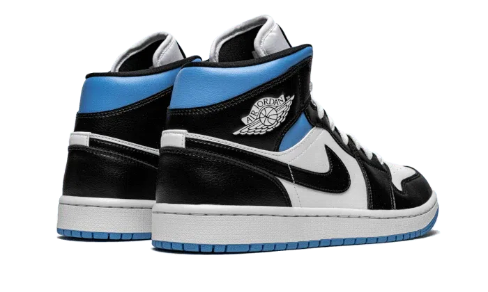 blue black white air jordan 1