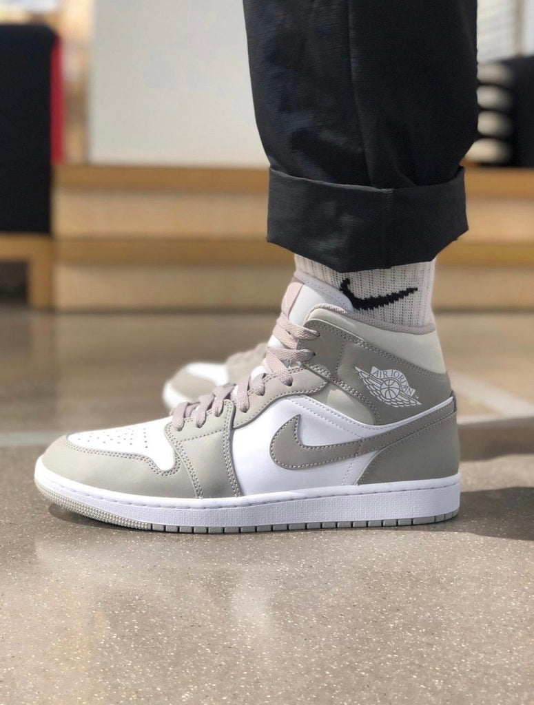 air jordan 1 mid linen