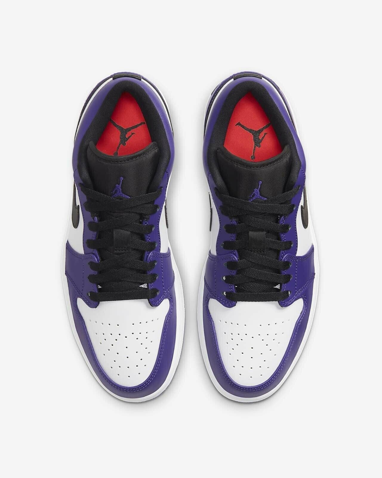 air jordan 1 low court purple white