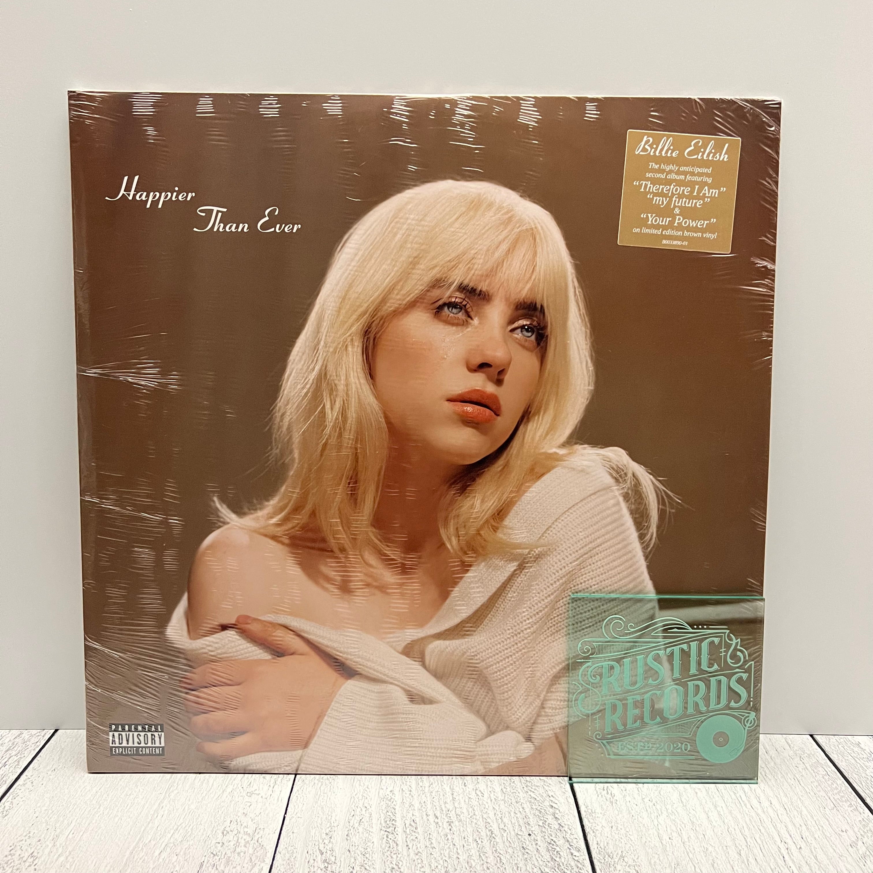 billie eilish happier than ever lp 新品未使用 - 洋楽