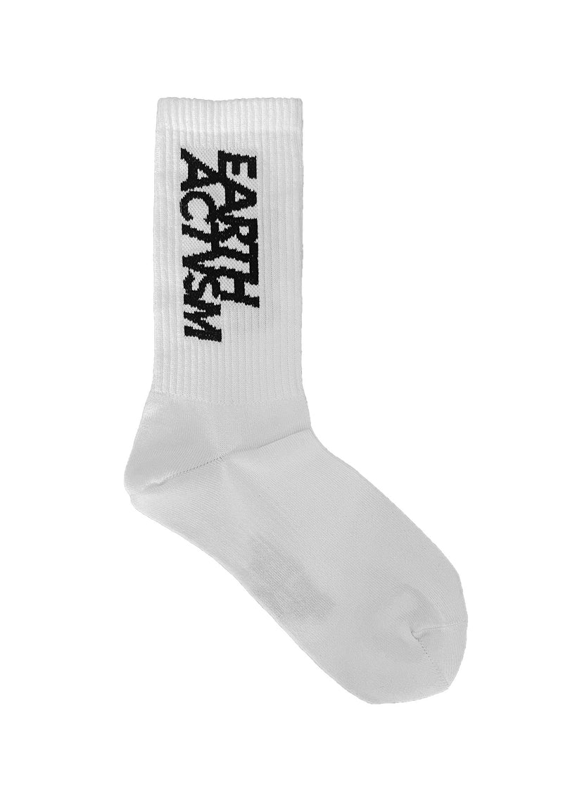 Anette Sports Logo Sock - White
