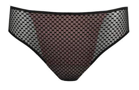 GLASS BEACH BLACK mesh panties