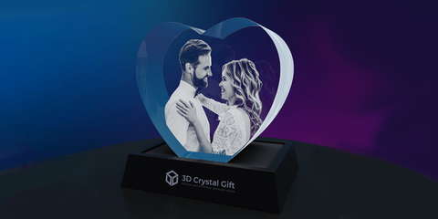 3D crystal Heart