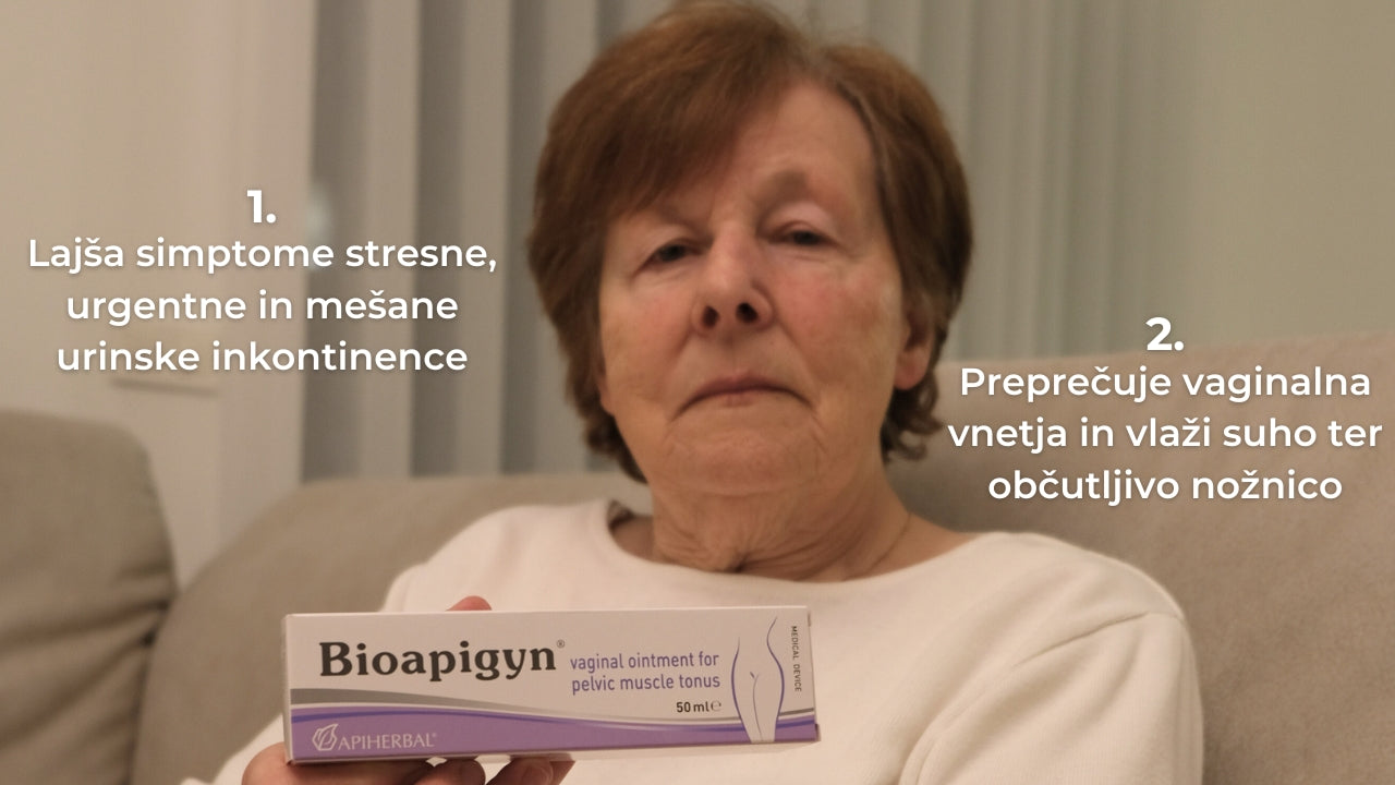 Bioapigyn® - Vaginalno mazilo za občutljivo nožnico in proti uhajanju urina 50 mL
