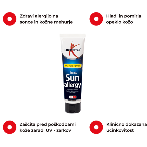 Lucovital®- Krema proti alergiji na sonce 100 mL