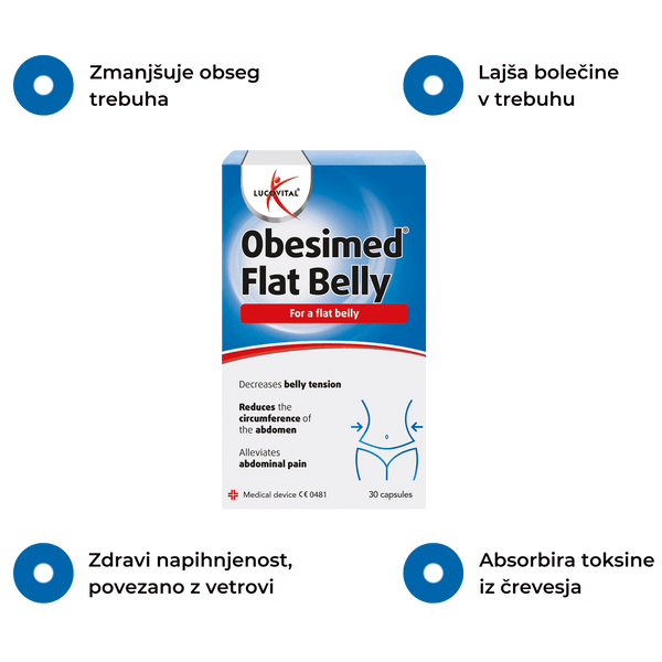 Obesimed® Flat Belly (30 kapsul) - Za raven trebuh