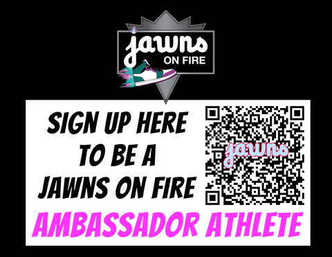 Jawns on Fire Sneaker Boutique is offering a promotion for their athlete ambassador program, targeting high school and college athletes who are passionate about sneakers and staying up to date with the latest trends in the sneaker community. As an athlete ambassador, members will receive exclusive access to discounts, new releases, and opportunities to collaborate on events, photo shoots, product reviews, and even design custom sneakers.