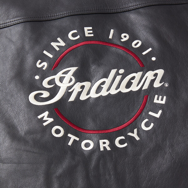 Indian Motorcycle Men's Western Vest, Black | 2862738 — Bair's Powersports