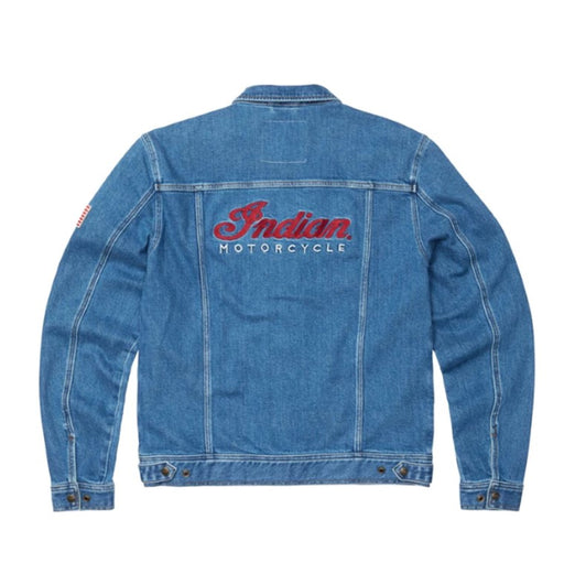 Indian Motorcycle Women's Denim Jacket, Blue | 2862845 — Bair's