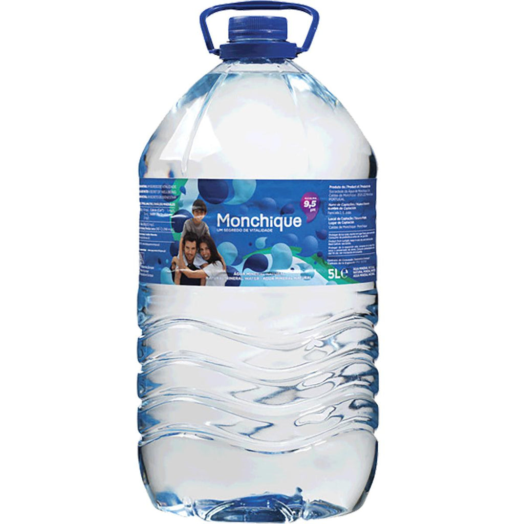 Agua mineral alcalina 100% natural pH 9,5 Monchique garrafa 5L  [5604172000353]