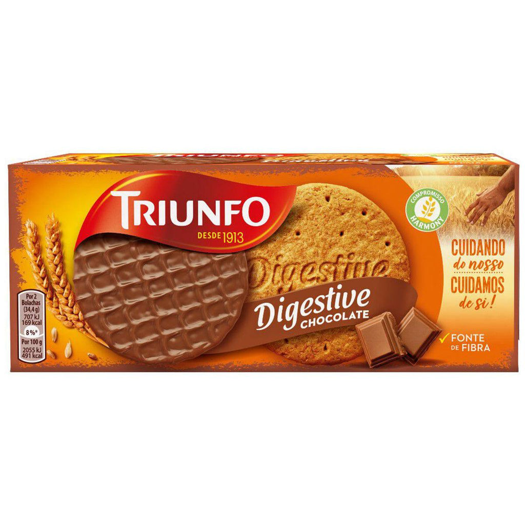 Triunfo Digestive Pepitas Chocolate 338g – Seabra Foods Online