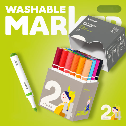 Let's Paint! Washable Marker 12 Colors