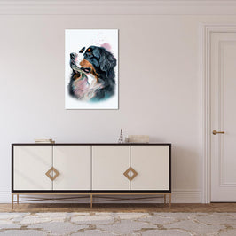 Bunt – | Hundemotiven mit Art Wandbilder Wasserfarben | Inspiring
