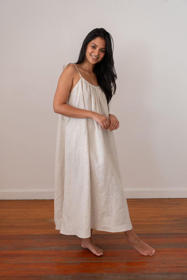 Eden Linen Maxi Dress