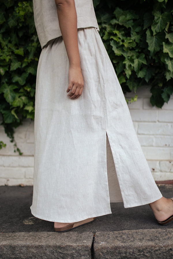 Juniper Linen Maxi Skirt