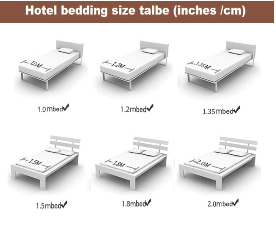 custom bedding size