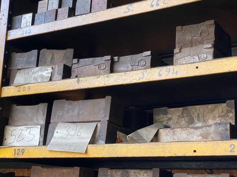 abandoned scissor moulds from solingen