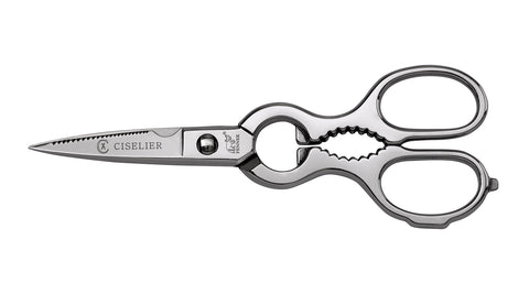 Professional Kitchen Shears Stainless Steel Poultry Chicken Bone Cutting Scissors  Strong and Safe Used for Nut Cracking, Meat Cutting 