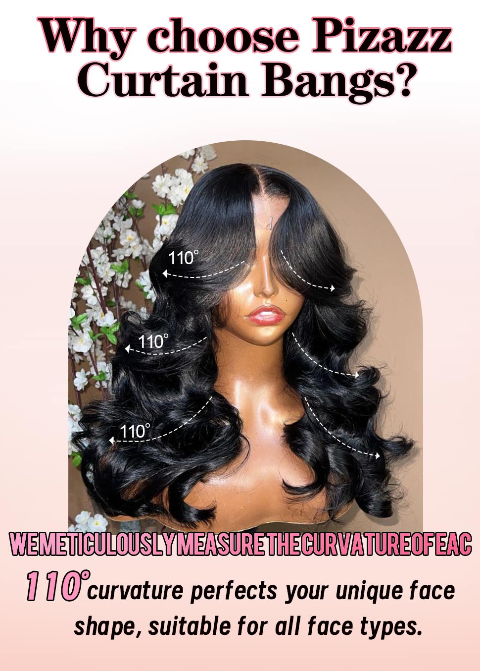 curtain bangs body wave hd lace wigs
