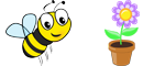 Bee & Pot graphic