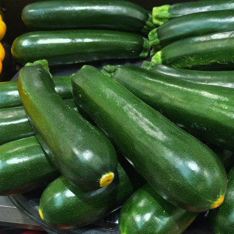 piled courgettes