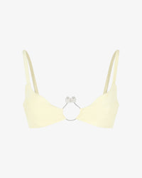 Hoop Suede Bra