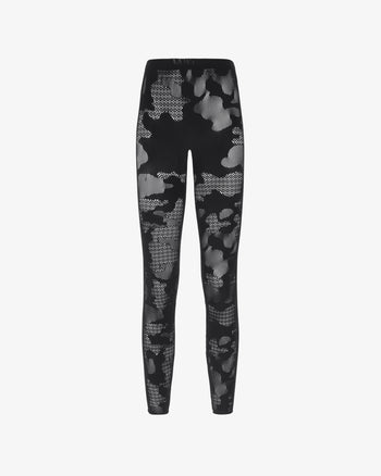 Camo Seamless Leggings : Women Trousers Black