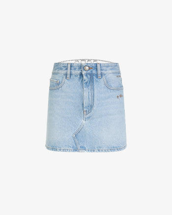 Light Blue Denim Skirt (Toddler + Little Girl) – Bowfish Kids