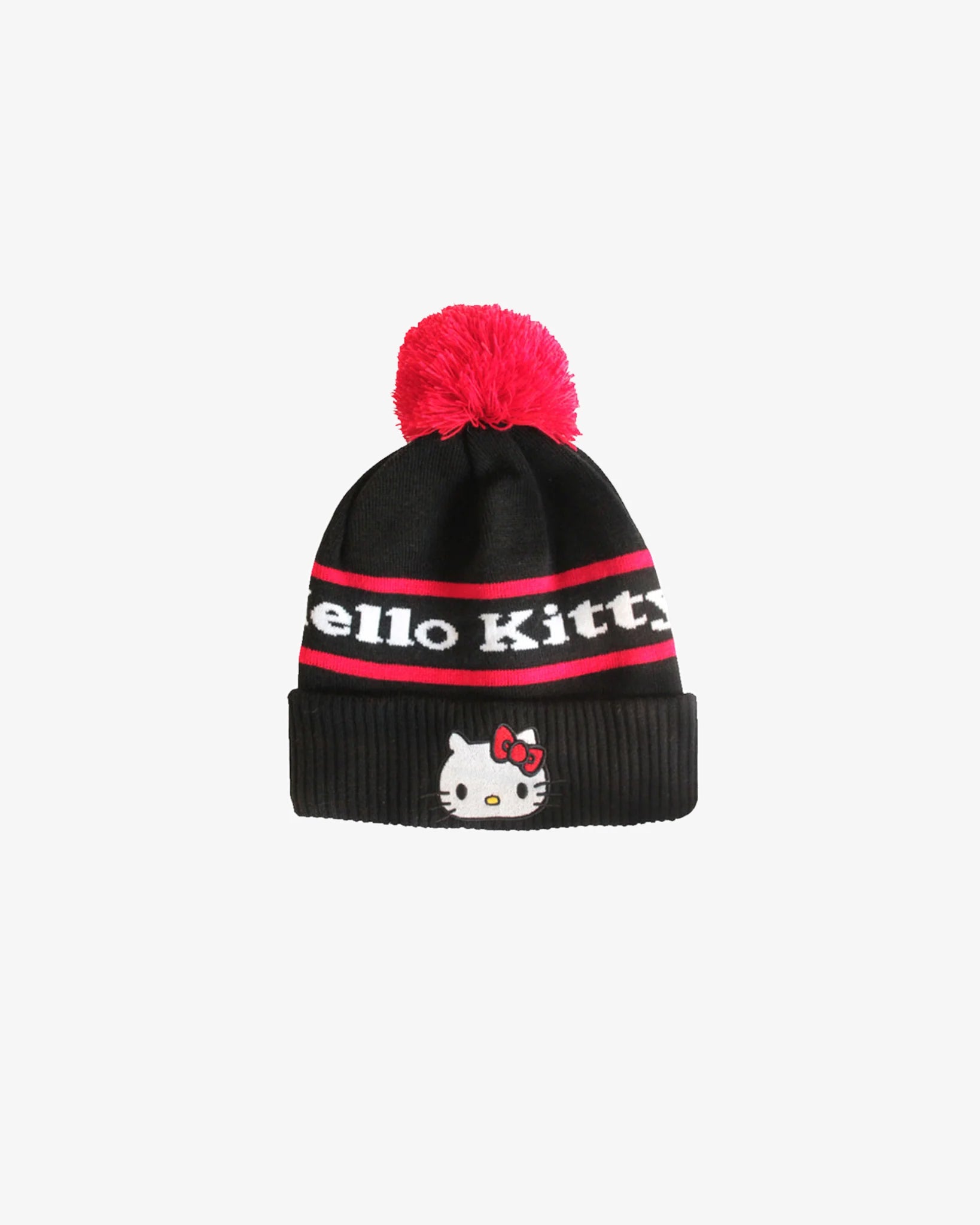Hello Kitty beanie: Unisex Hats Black | GCDS