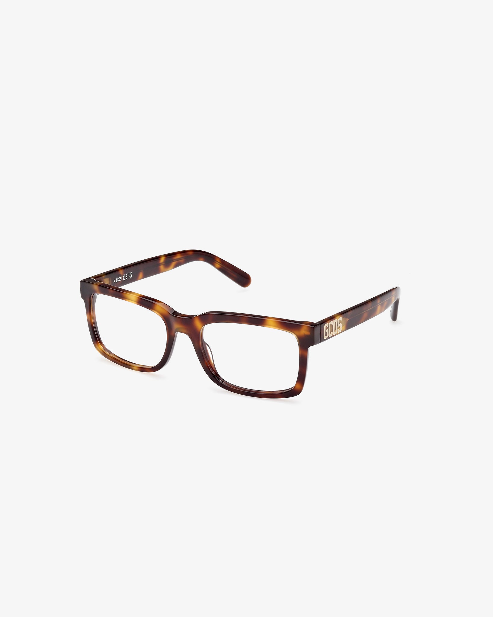 GD5027 Square Eyeglasses : Unisex Eyeglasses Dark Havana | GCDS®