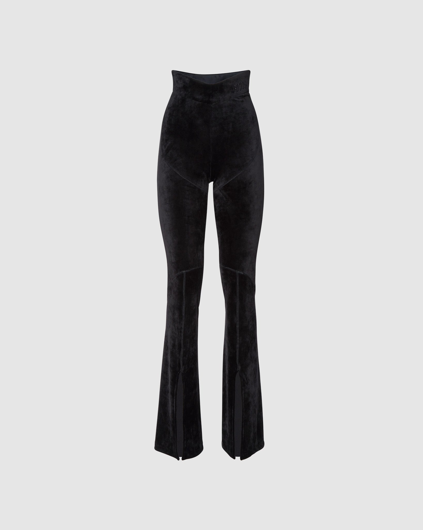 Silk-blend velvet trousers - Black - Ladies | H&M