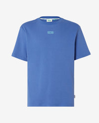 Eco Logo Regular T-Shirt | Men T-shirts Blue | GCDS