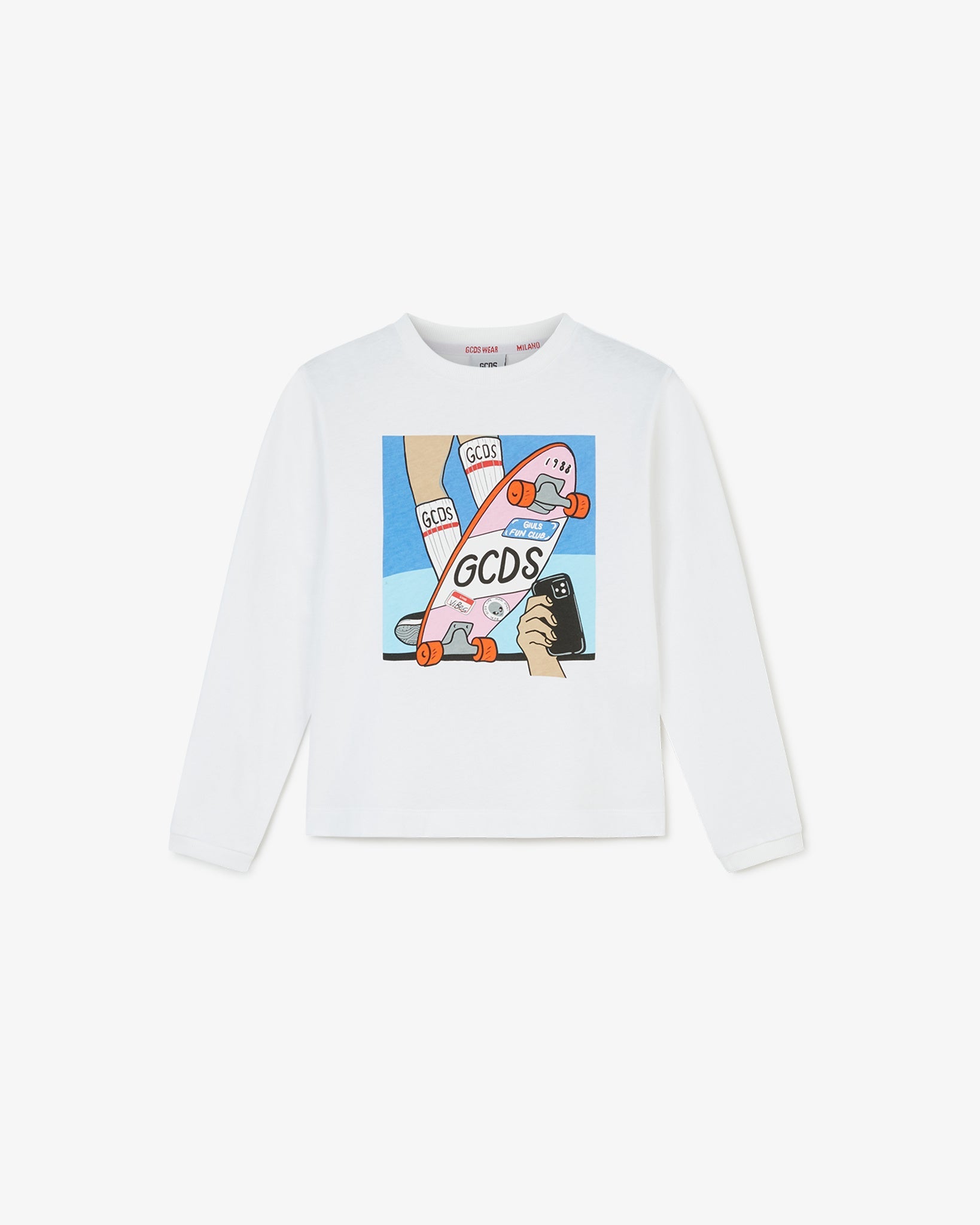 Gcds Kids Geometric logo-print T-shirt - Farfetch