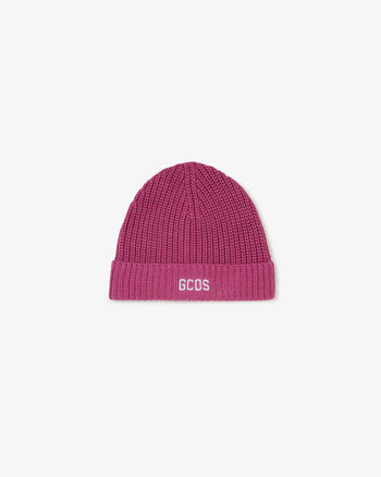 Junior Logo Beanie | Unisex Accessories Pink | GCDS®