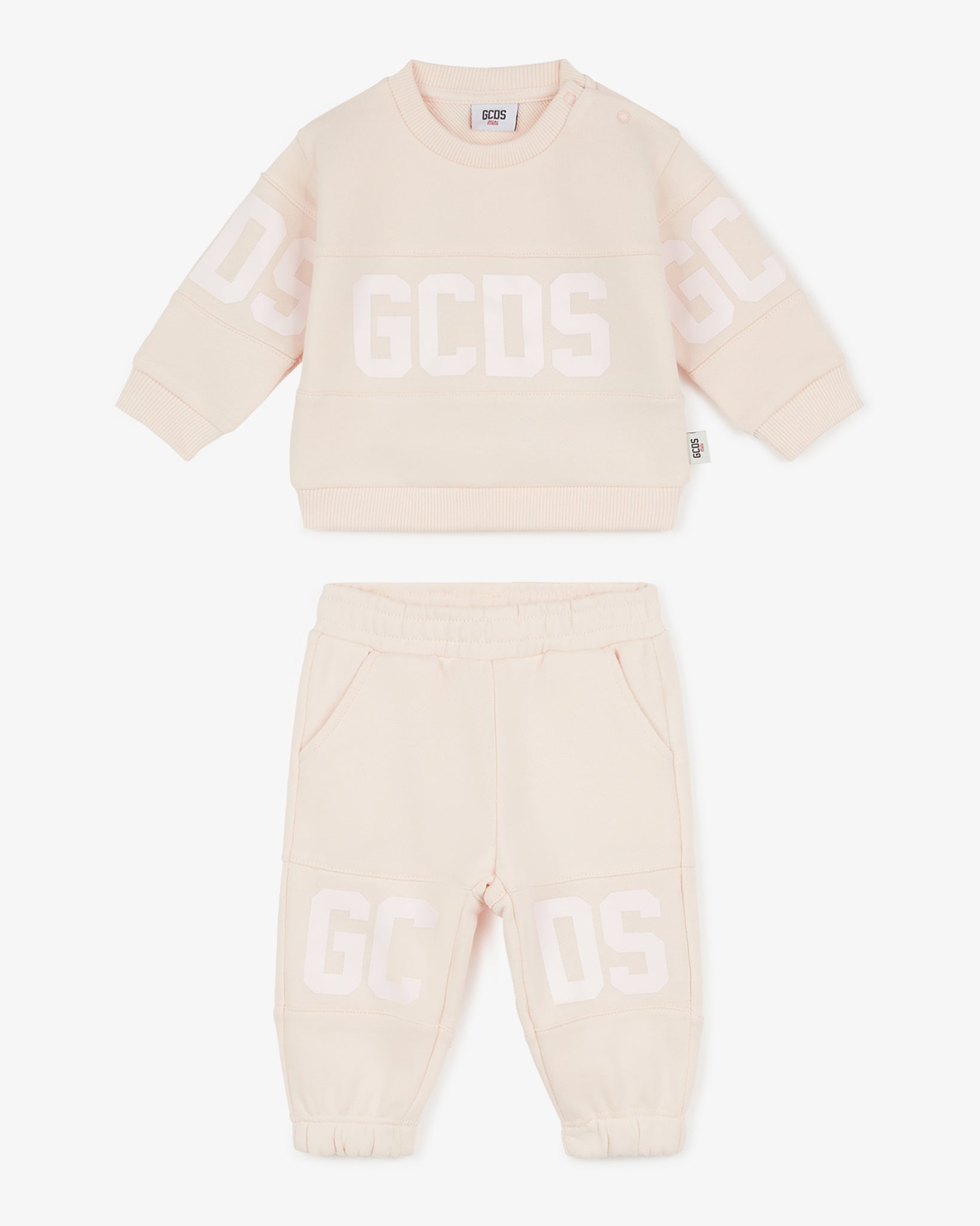 Allover GCDS logo Tracksuits: Boy Hoodie and tracksuits Multicolor