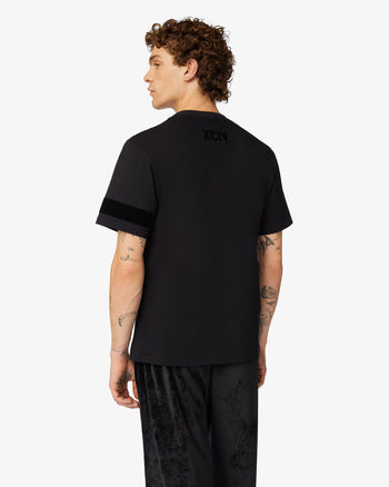 Gcds Short-sleeved Crewneck T-shirt in Black for Men