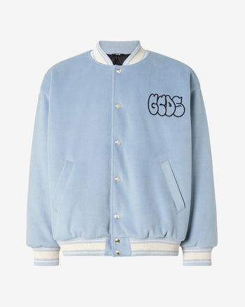 Gcds Graffiti-Logo Varsity Bomber Jacket