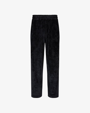 Gcds Velvet Track Pants | Men Trousers Black | GCDS®