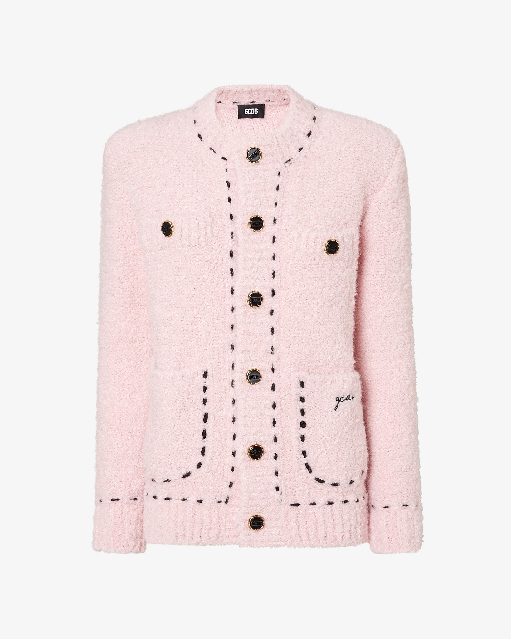 Chanel Pink Wool Boucle Jacket, 1993 (Very Good), Apparel