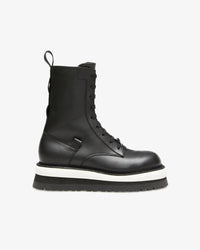 Buckle Commando Boots | Unisex Boots Black | GCDS®